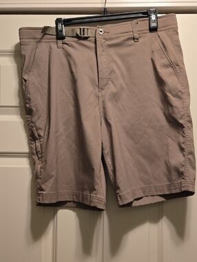 Gerry Weber Taupe Flat-Front Men's Shorts